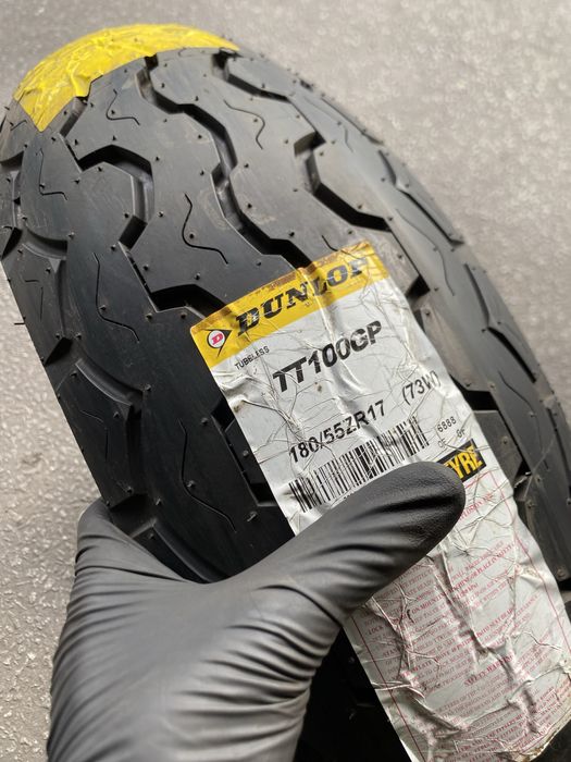 Pneu de mota 180/55/17 Dunlop TT100 GP (NOVO)
