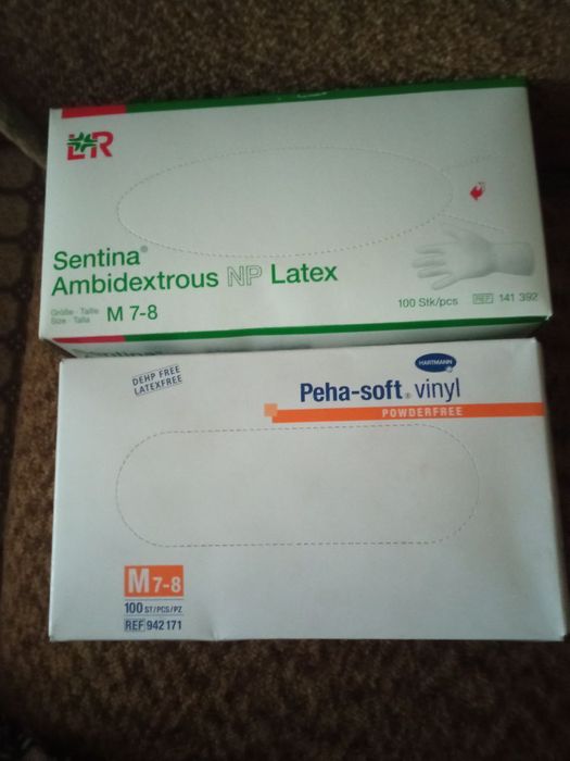 Продам резиновые одноразовые перчатки