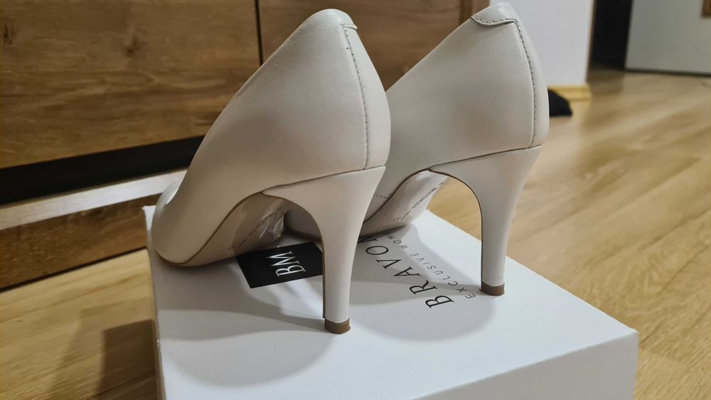 Buty ślubne - skóra naturalna