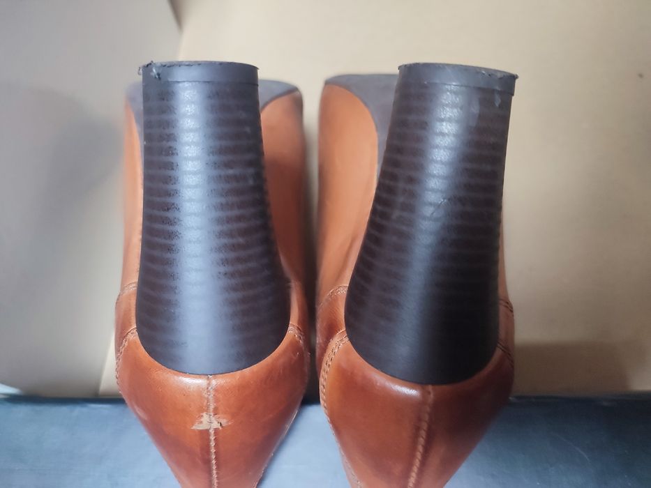 Baldaccini  botki trzewiki  retro na słupku skóra naturalna 25,5cm