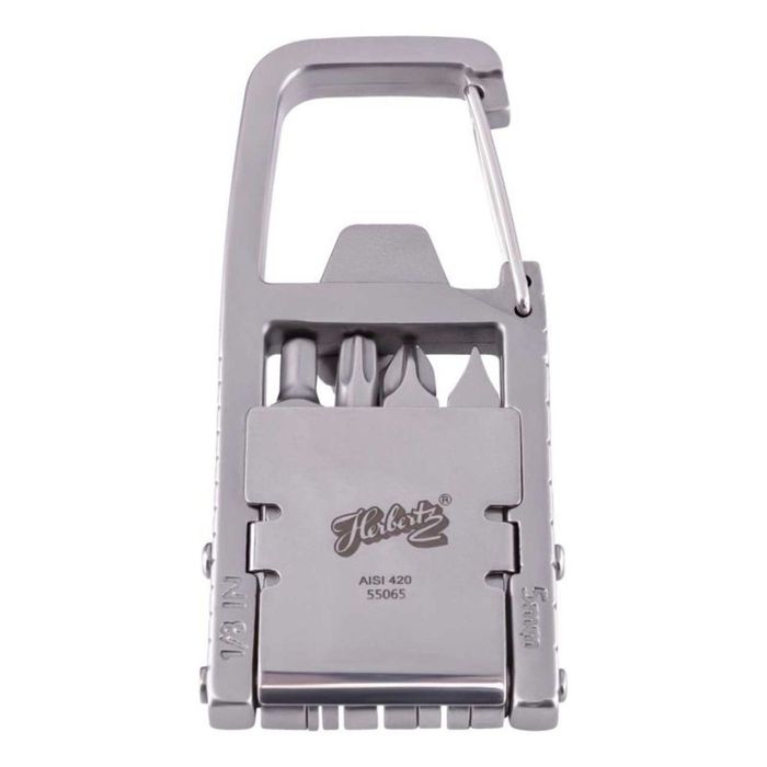 Herbertz CJH Mini MultiTool Grey Stainless, Satin 420 (55065)