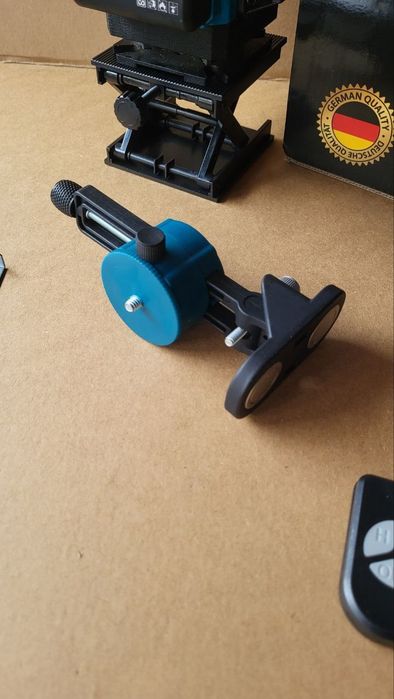 16ліній 4D рівень/Domotec/лазерний нівелір в кейсі