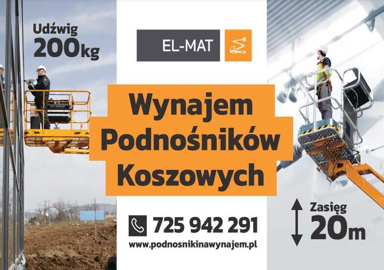 Podnośnik Koszowy Zwyżka Trzebnica Żmigród Wołów Prusice Brzeg Dolny