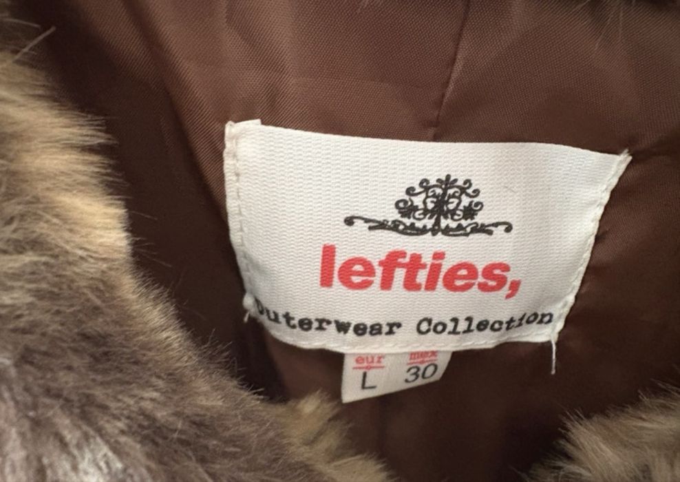 Casaco castanho de pelo