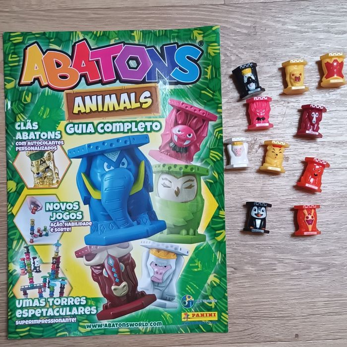 Abatons animais Panini com caixa arquivadora