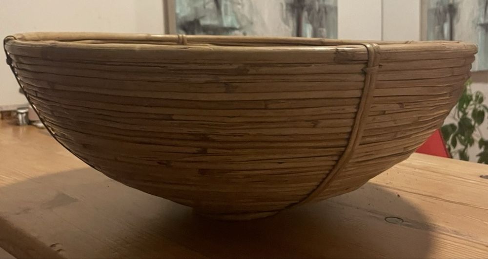 Cesta de bambu.