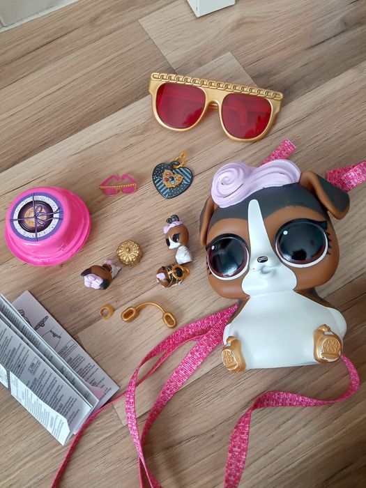 LOL surprise piesek plecak skarbonka 3w1  akcesoriami