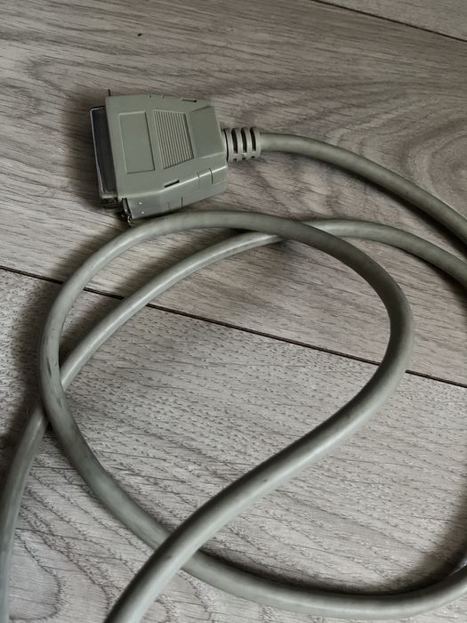 Stary kabel LPT do drukarki komputer