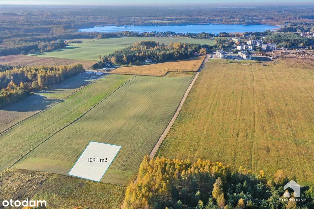 Działka budowlana blisko Jeziora – Rybno