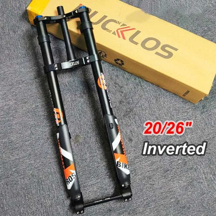 Перевернутая двухкоронная велосипедная вилка