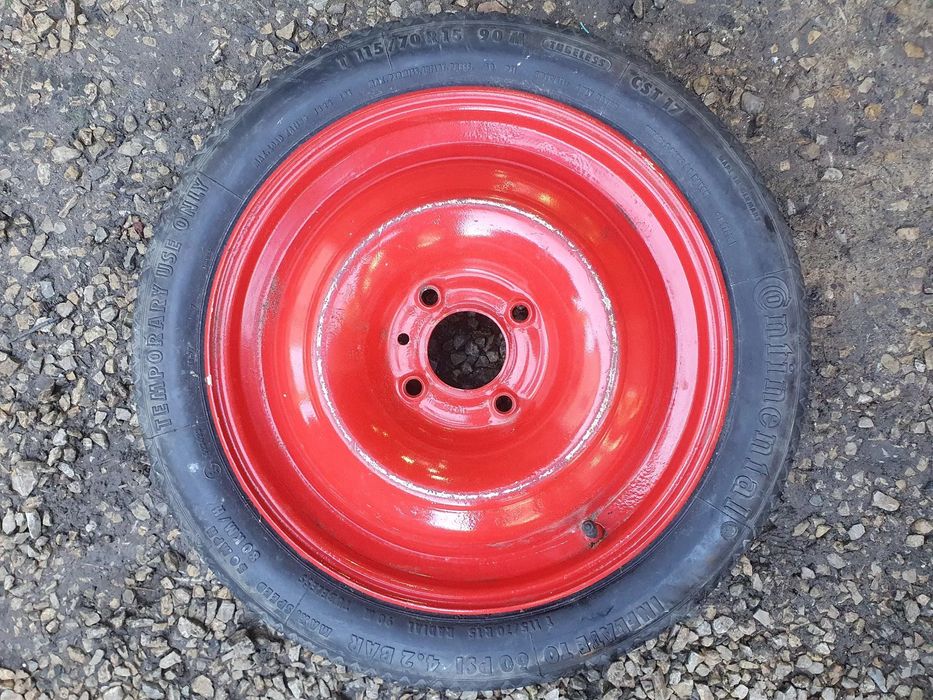 CITROEN C5 I KOŁO DOJAZDOWE DOJAZDÓWKA 15'' ET14 65,1mm 115/70/14 4X108 CONTINENTAL PEUGEOT