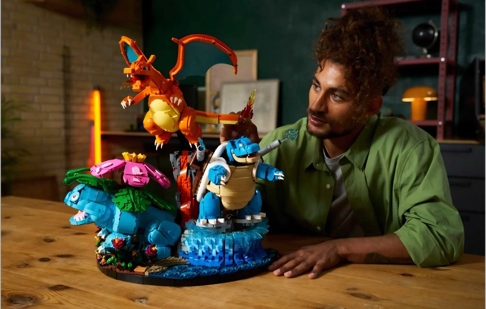 Lego Venusaur, Charizard e Blastoise - 72153