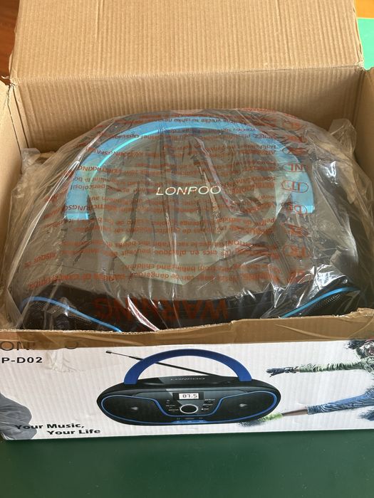 Odtwarzacz boombox Lonpoo LP-D02
