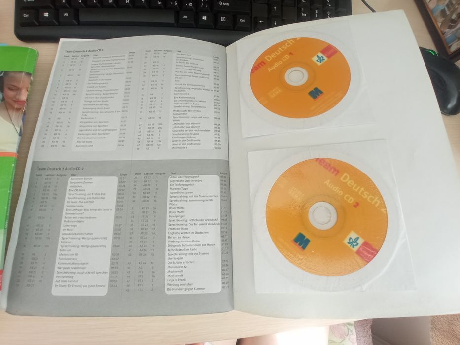 Підручники німецька мова A2 B1 Klett + диски | нові