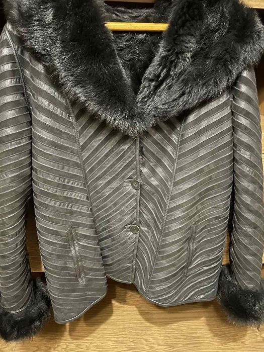 Куртка шкіряна