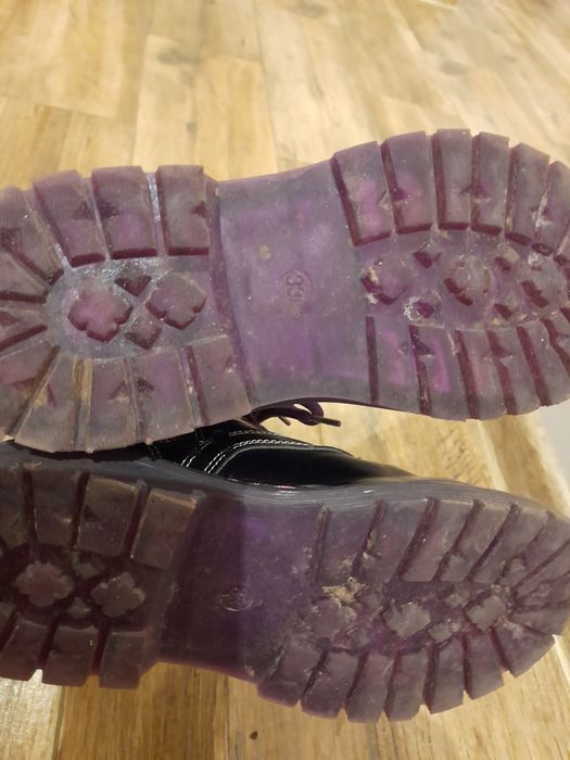 Kozaki botki buty zimowe dziewczęce trapery czarne r. 33 sinsay