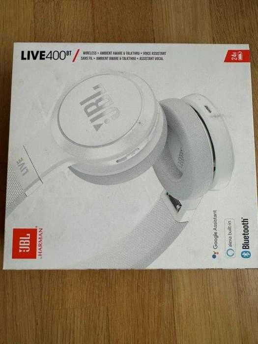 Słuchawki JBL LIVE 400BT Białe
