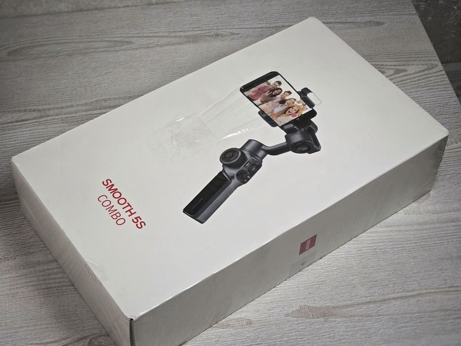 Стабілізатор для смартфону  Zhiyun Smooth 5S Combo Grey • НОВИЙ!