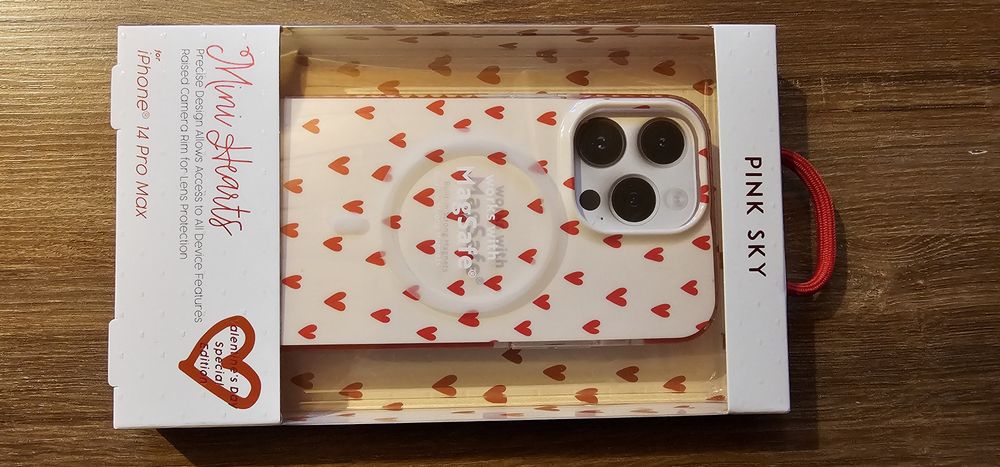 Etui protective case do telefonu Iphone 14 pro max pink sky