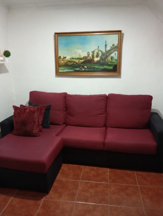 Sofá 3 lugares  semi-novo