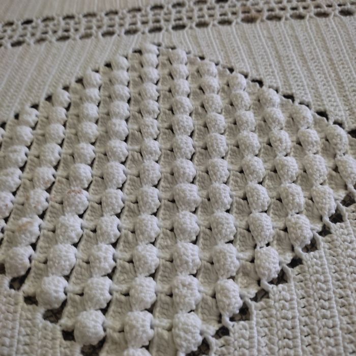 Colcha em crochê