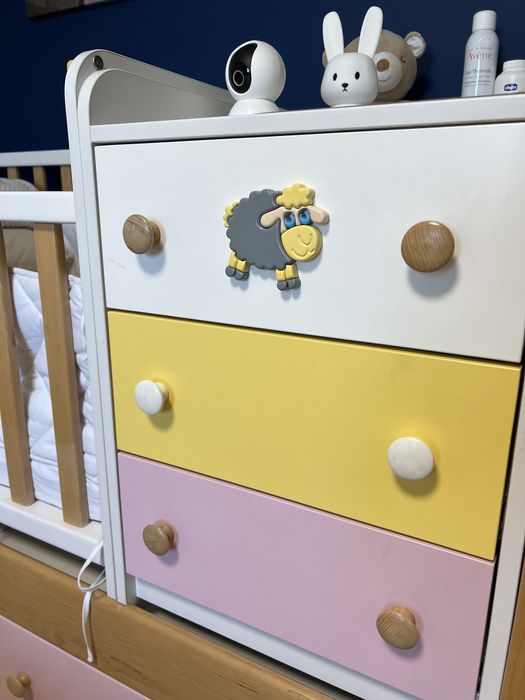 Детская кровать трансформер натуральное дерево, под заказ была сделана