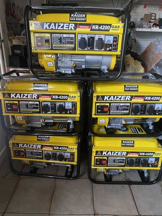 Генератор KAIZER 3.5 квт SR, медь бесплатная доставка