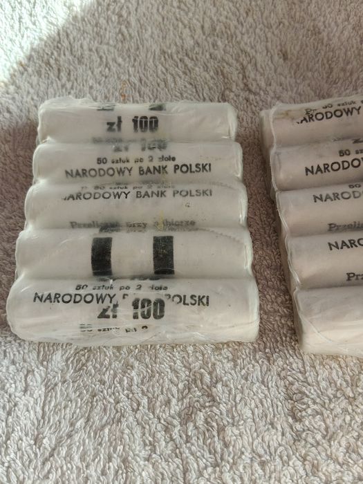 Oryginalne Rolki Bankowe NBP – Monety 2 złote z 1989 r.