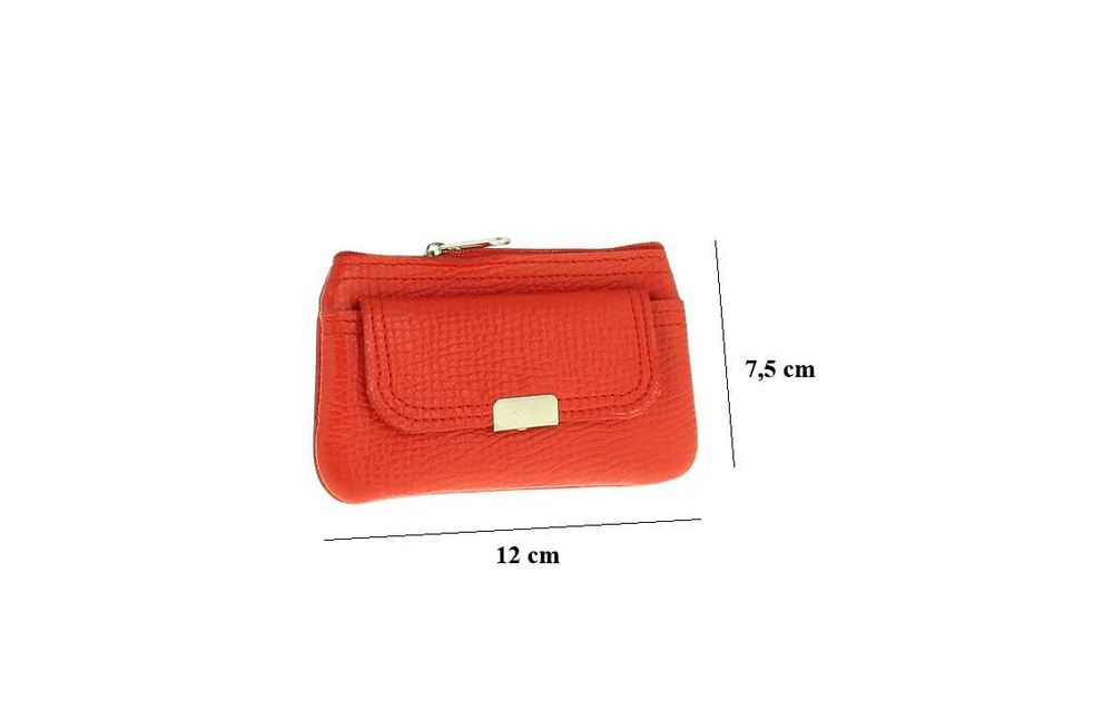 Perłowe skórzane etui na klucze skórzana kluczówka kolory PL