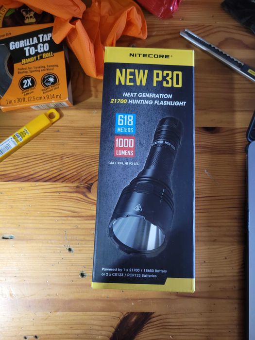 Фонарь Nitecore P30 NEW б/у в состоянии нового