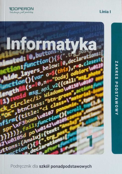 Informatyka 1 LO podr. ZP Wojciech Hermanowski Operon-używany
