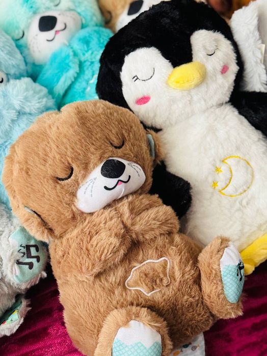 М'які дихаючі іграшки-нічники: стіч, коала, капібара, пінгвін, видра