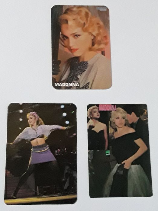 Calendários de bolso músicos / cantores, anos 80