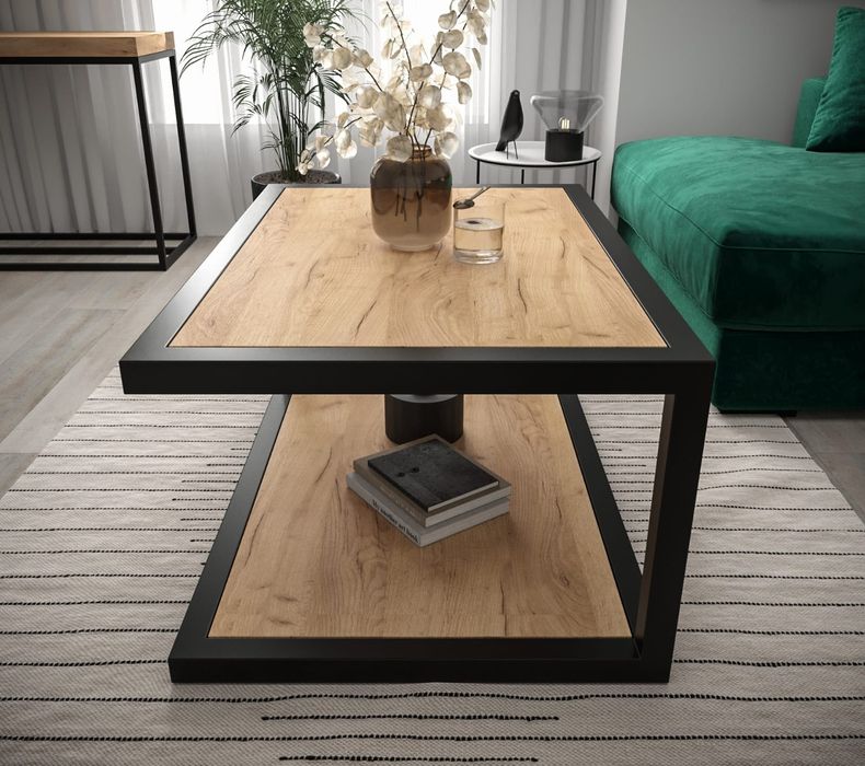 Ława stolik Loft BRIT dąb Lancelot Craft Sonoma Artisan Wotan Halifax