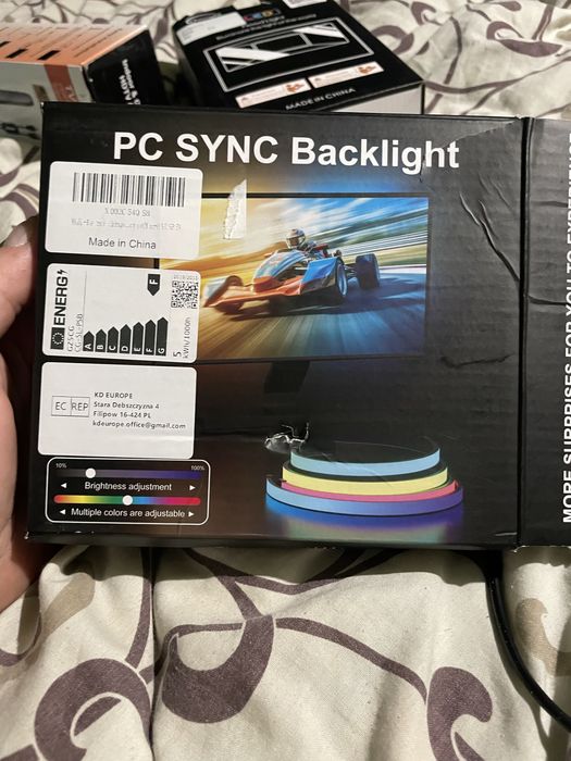 RGB LED лента для монитора 27