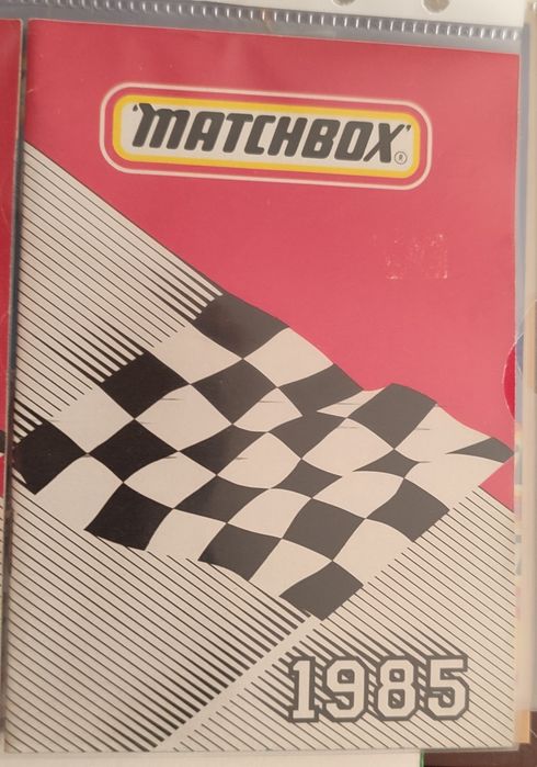 Lote catálogos Matchbox de 1983 a 1989