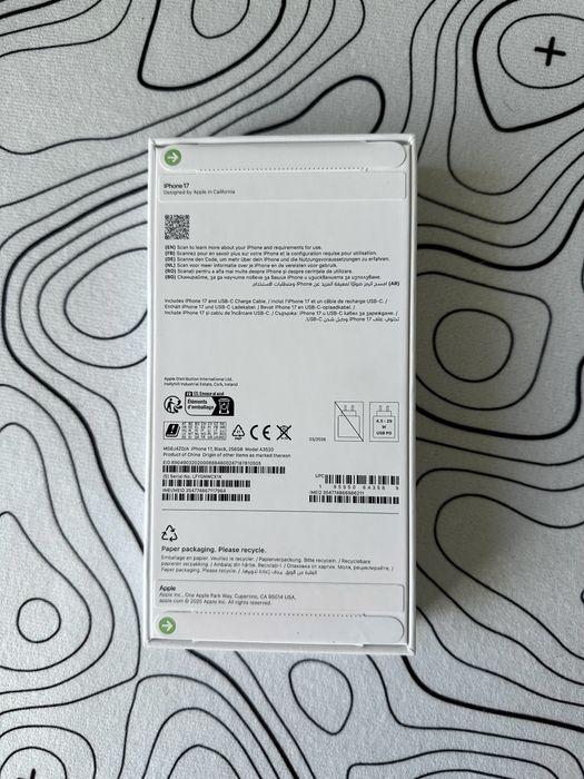Apple iPhone 17 256GB (Black) НОВИЙ