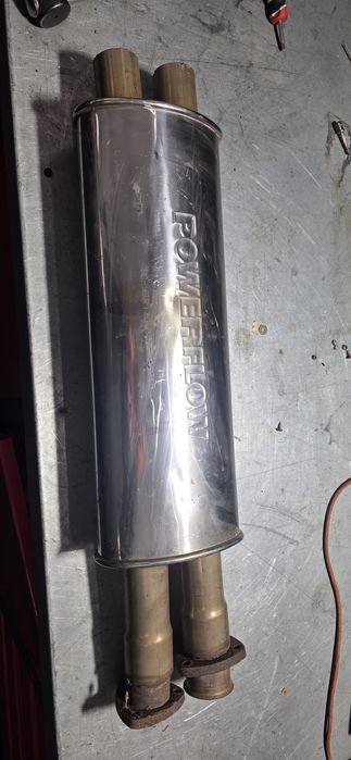 Tłumik środkowy powerflow kwasówka bmw