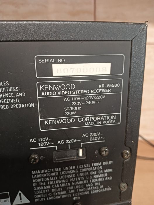 sprzęt.  audio Kenwood