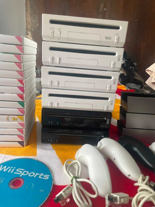 Consola Wii e acessórios