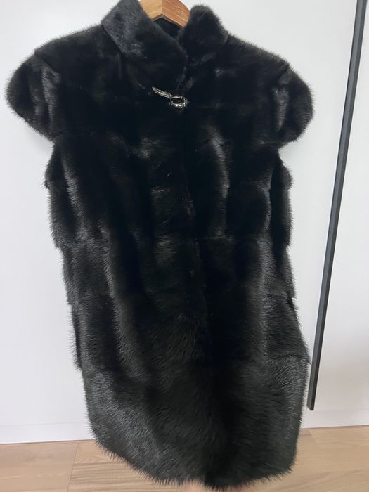 Жилет з хутра норки