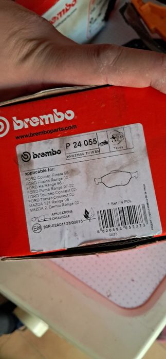 Discos e pastilhas Brembo NOVOS