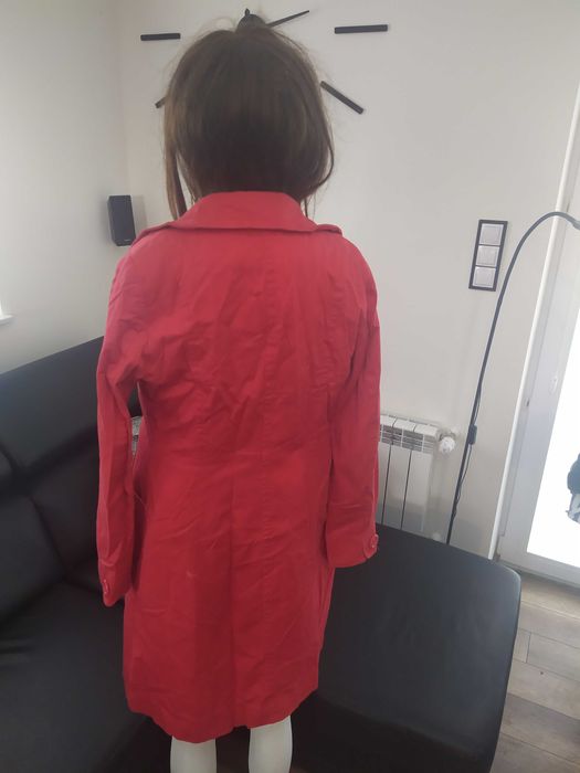 Płaszcz płaszczyk czerwony H&M