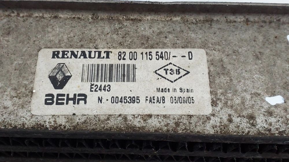 Radiador do intercooler RENAULT Megane II (BM0/1_, CM0/1_)