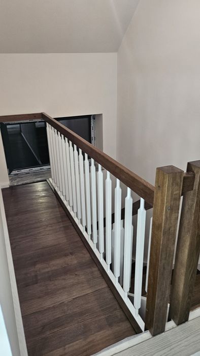 Schody drewniane na beton