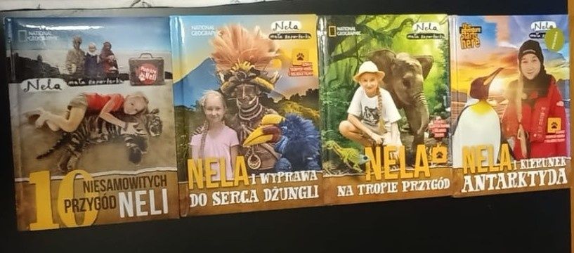 Zestaw: 4 książki Nela Mała Reporterka