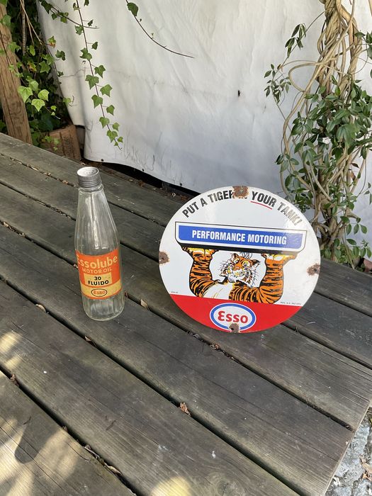 Placa Esso esmalte