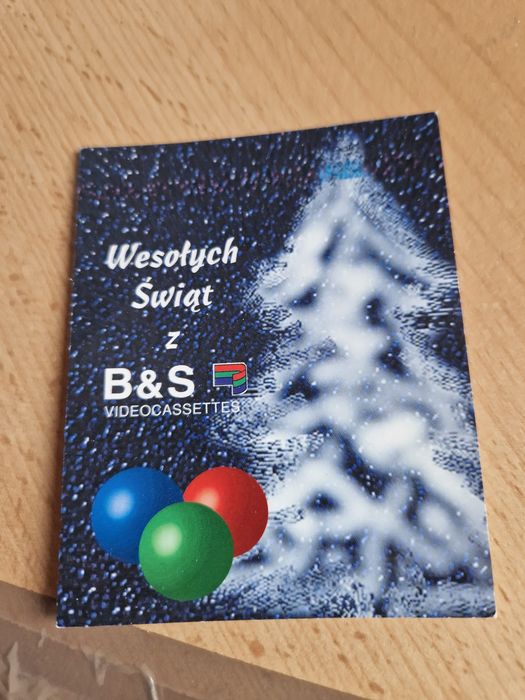 Kalendarz listkowy 1995 B&S
