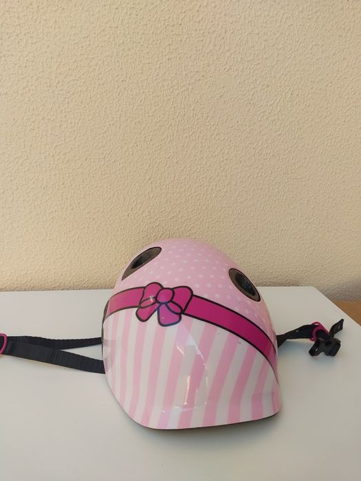 Capacete Infantil Rosa – Bicicleta / Trotinete / Patins