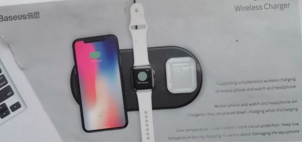 Безпровідна зарядна станція Baseus